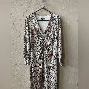 Tight fit cheetah dress from Express